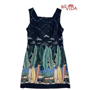 Vintage Hawaii Surfer Sleeveless Mini Dress